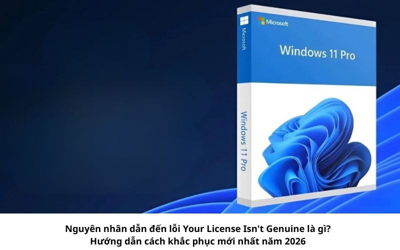 Nhiều nguyên nhân dẫn đến lỗi Your License Isn't Genuine 1