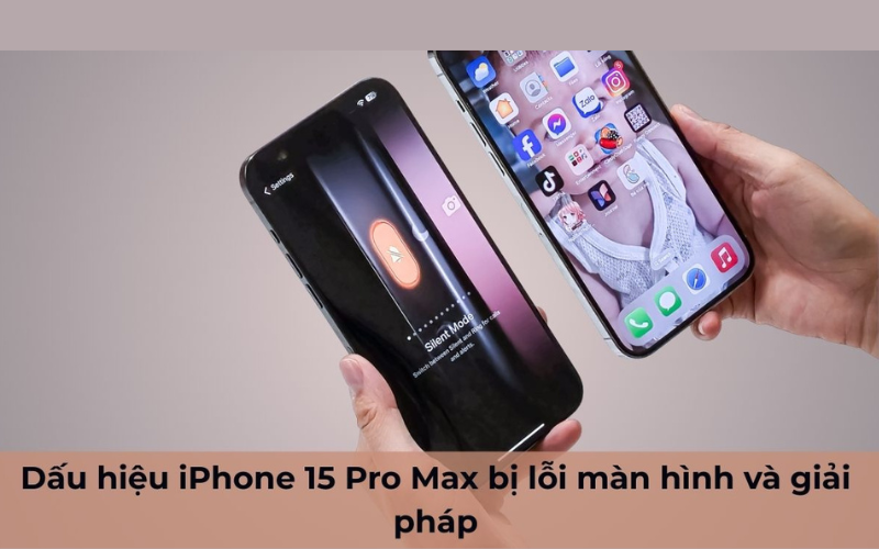 Màn hình iPhone 15 Pro Max bị liệt cảm ứng có thể khắc phục được 1