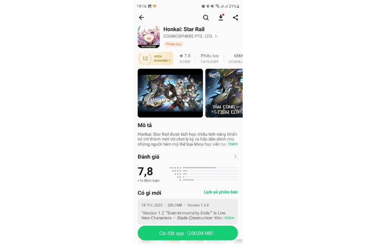 Tải và nhận quà trong game 10
