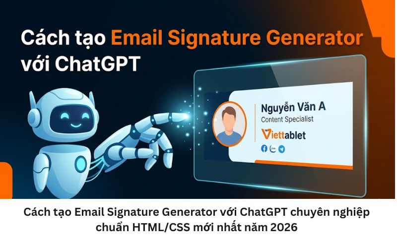 Hướng dẫn cách tạo Email Signature Generator với ChatGPT 1