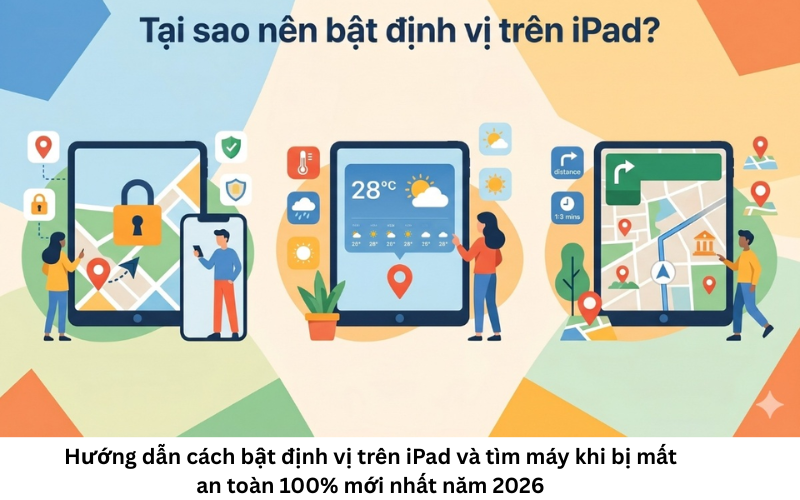 Bật định vị tìm kiếm iPad 1