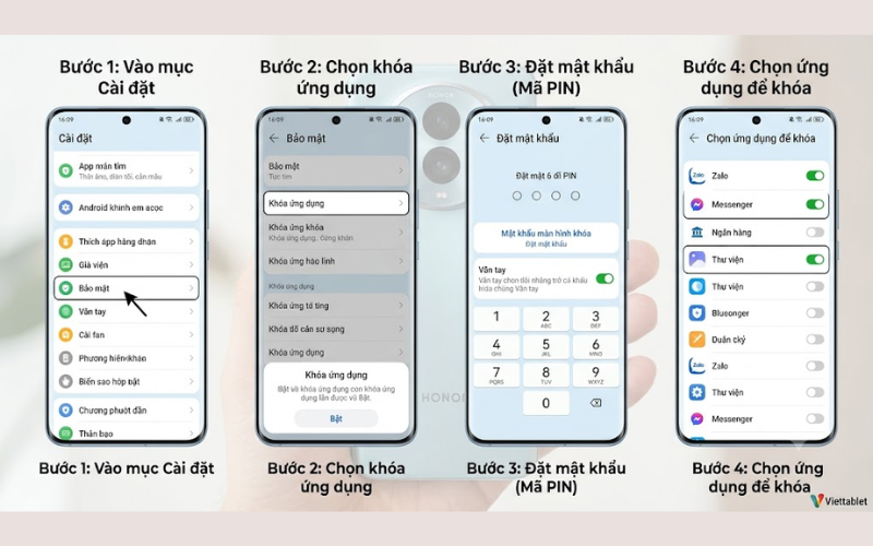 Hướng dẫn cách khóa 3