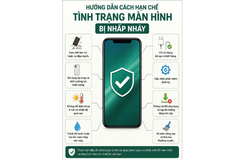 Cách hạn chế màn hình nhấp nháy 14