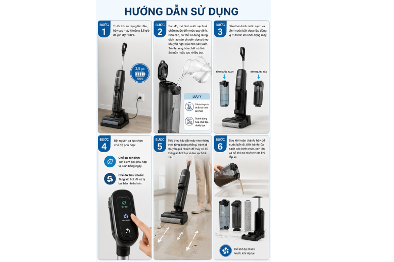 Cách sử dụng máy hút bụi cho người mới bắt đầu 11