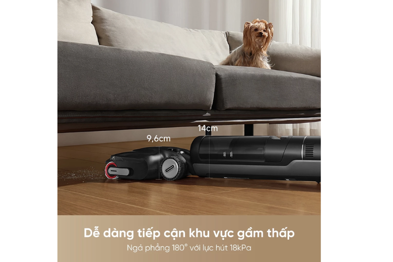 Hút sạch lông thú và bụi mịn 8