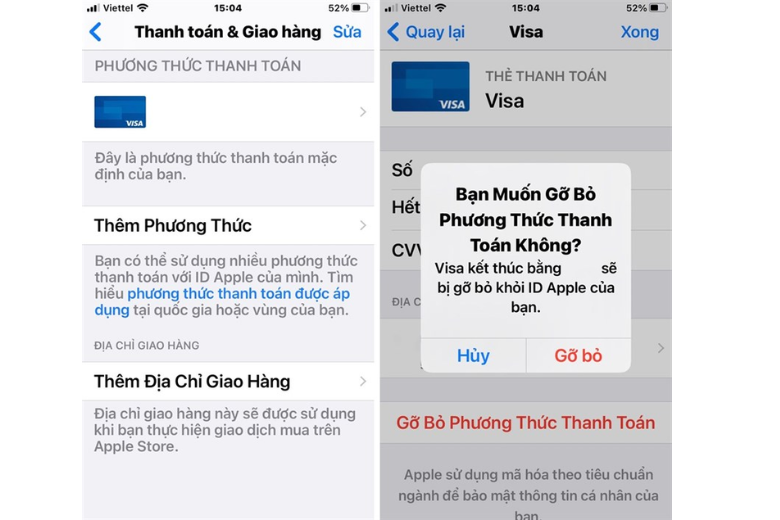 Gỡ thanh toán 67