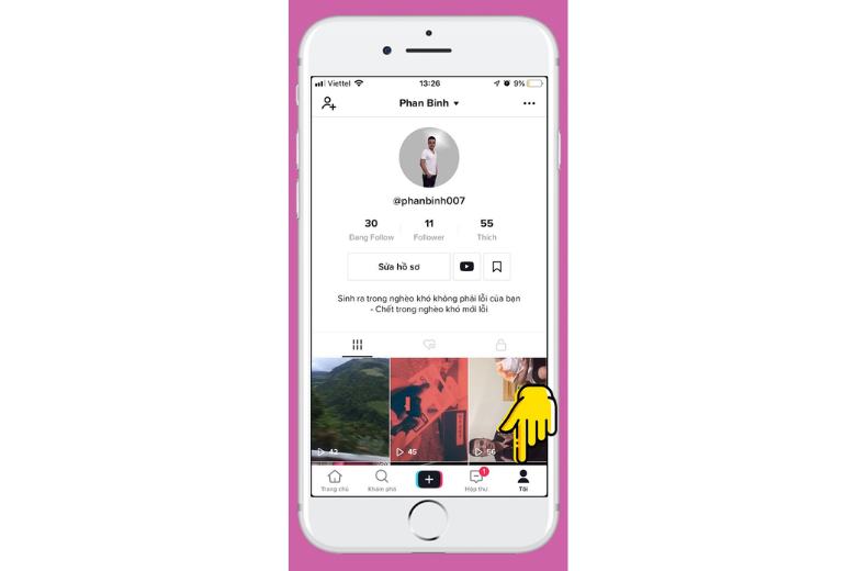 Tìm ID Tiktok vô cùng đơn giản 8