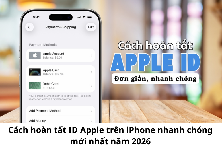 Cách hoàn tất ID Apple vô cùng đơn giản 1