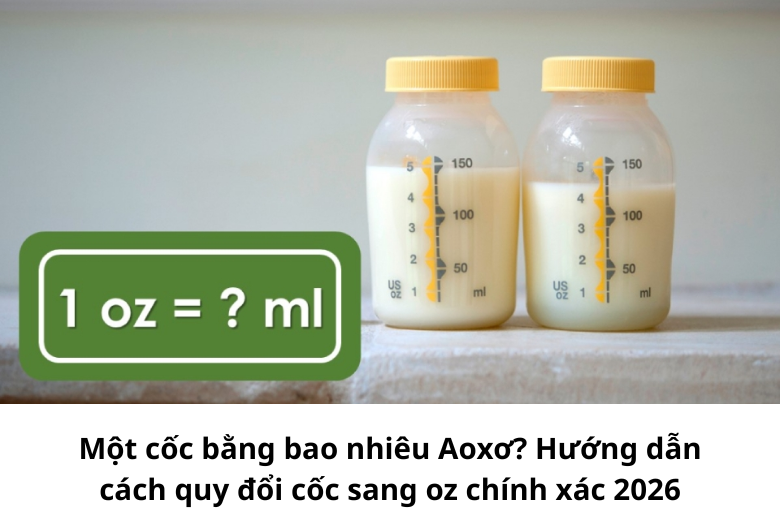 Một cốc là bao nhiêu Aoxơ 1