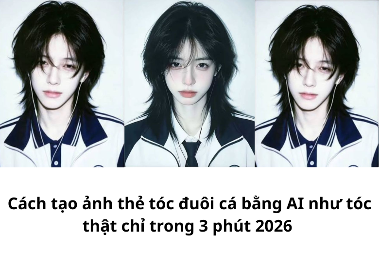 Tạo ảnh thẻ tóc đuôi cá vô cùng đơn giản 1