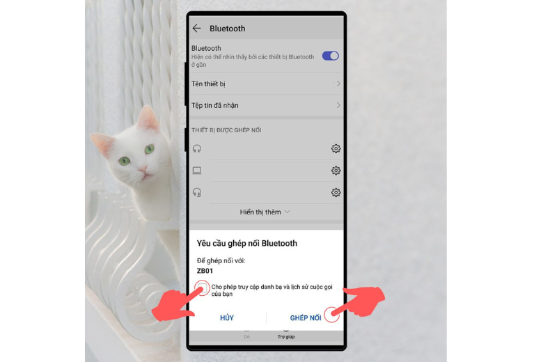 Lúc này bạn hãy xác nhận ghép nối > Hoàn tất sau khi chạm vào tên tai nghe 6