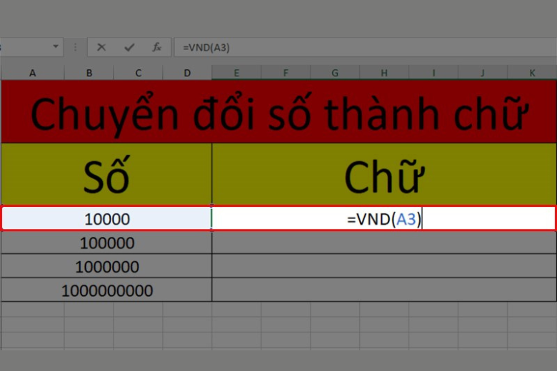 Chuyển đổi thành chữ 10