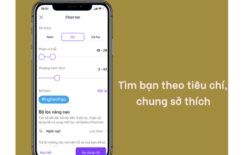 Tìm bạn có cùng sở thích 7