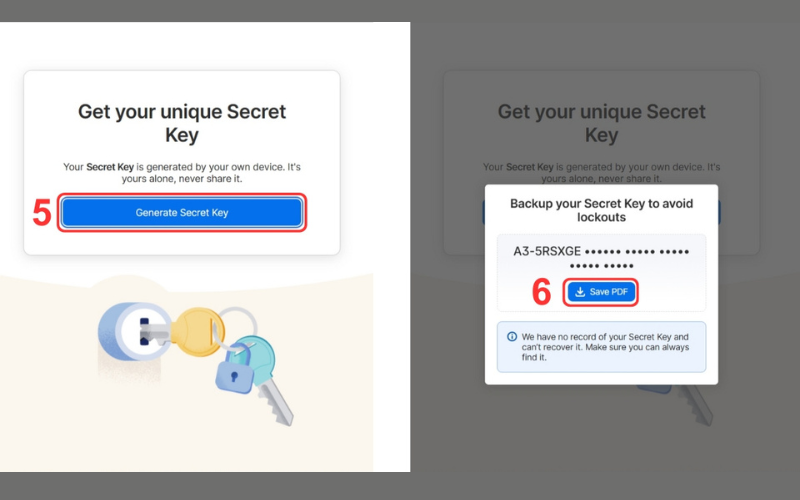 Lưu mật khẩu cẩn thận  7