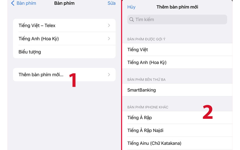 Chọn ngôn ngữ phù hợp8