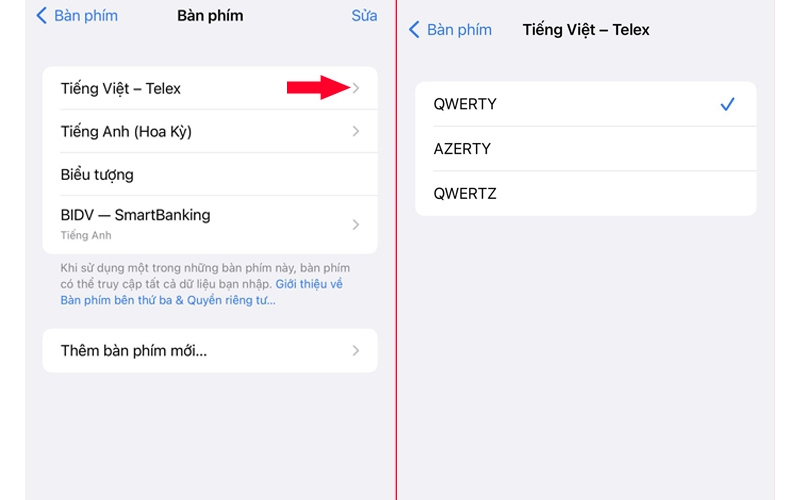 Chọn loại bàn phím 9