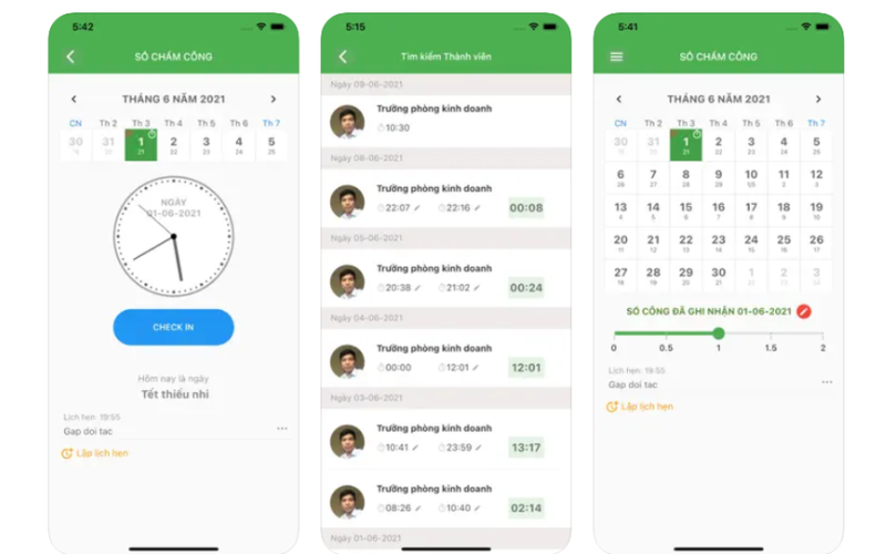 Chấm công rõ ràng đầy đủ 5