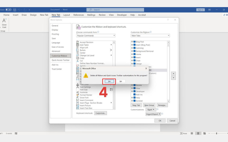 Sau đó chọn yes 8