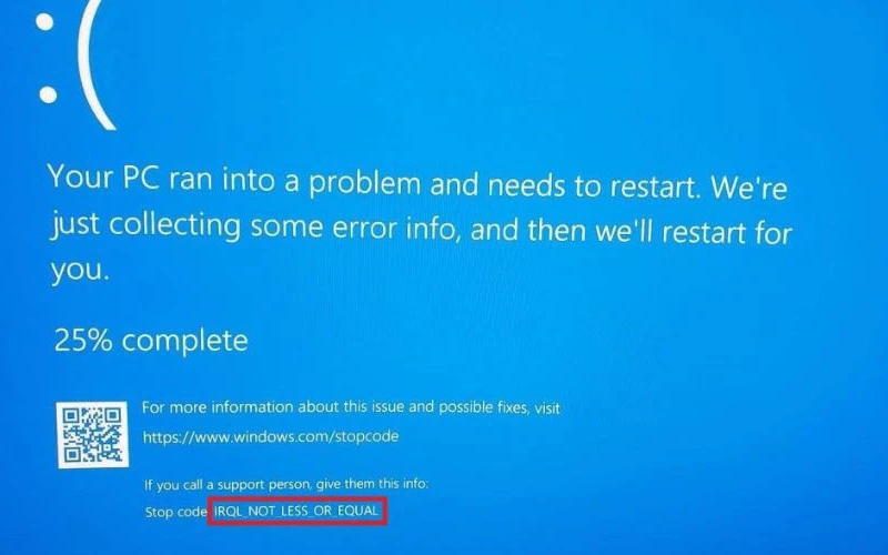 Lỗi 0x0000000A gây ảnh hưởng đến trải nghiệm người dùng 2
