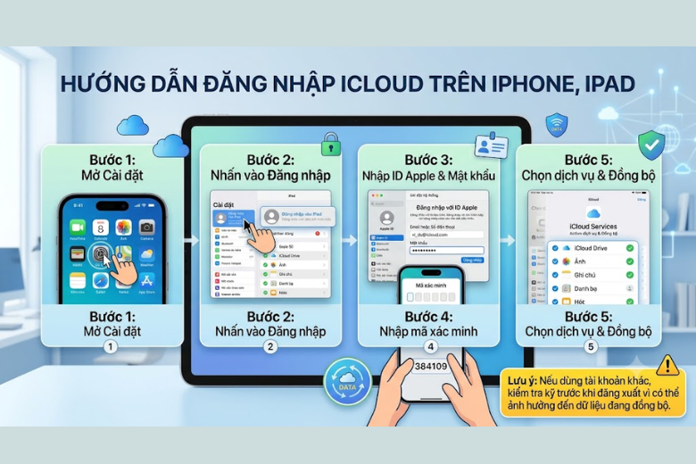Đăng nhập trên iPhone và iPad dễ dàng 8