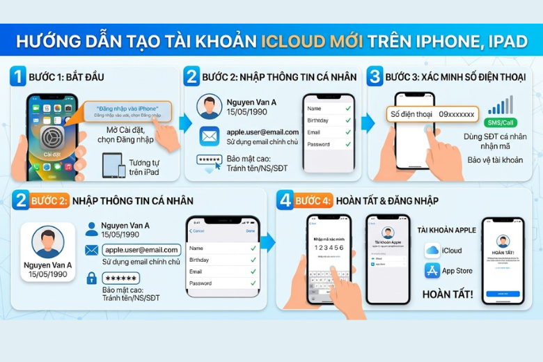 Cách tạo tài khoản nhanh chóng và đơn giản 2