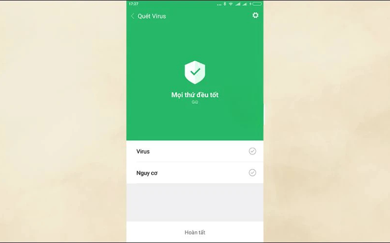 Diệt virus an toàn trên thiết bị 2