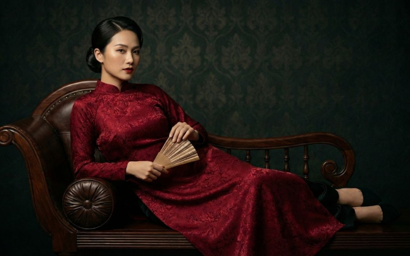 Áo dài sang trọng  9