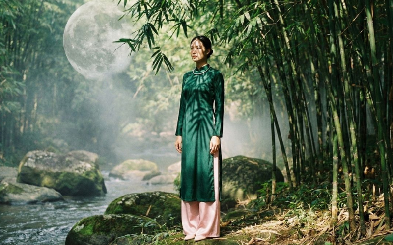 Chụp ảnh giữa rừng tre 12