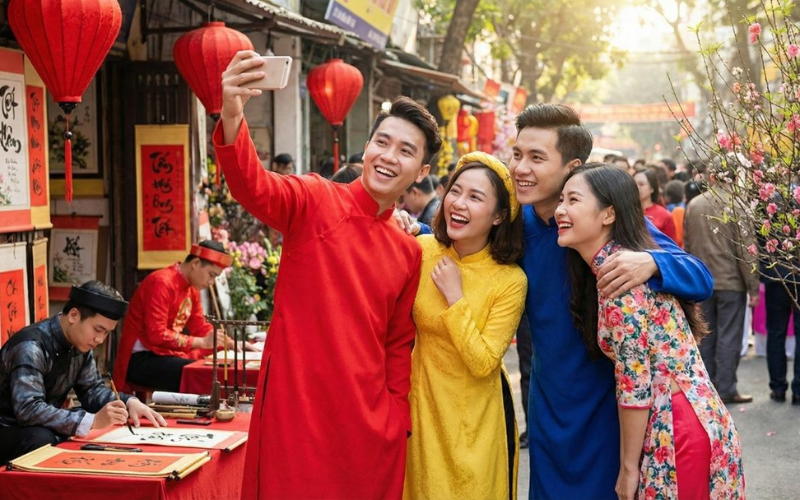 Chụp ảnh với nhóm bạn 13