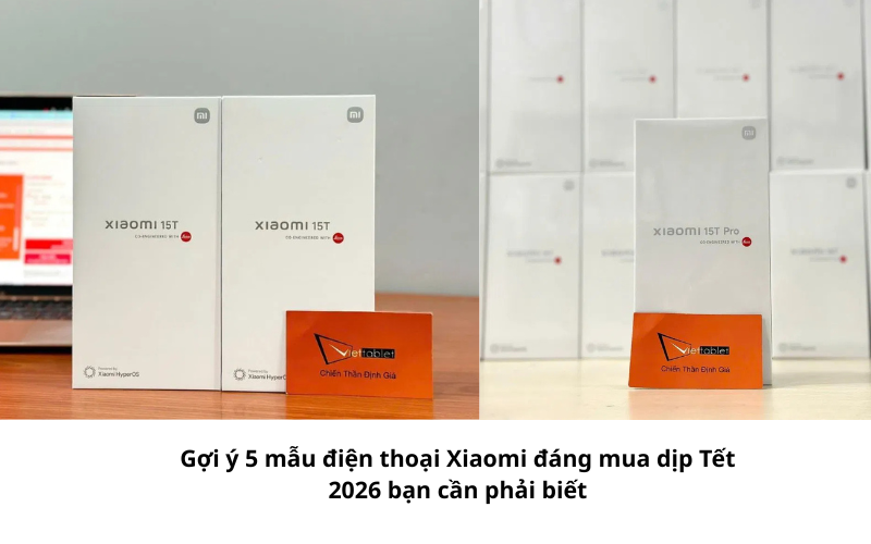 TOP 5 mẫu điện thoại Xiaomi đáng mua dịp Tết 2026  1