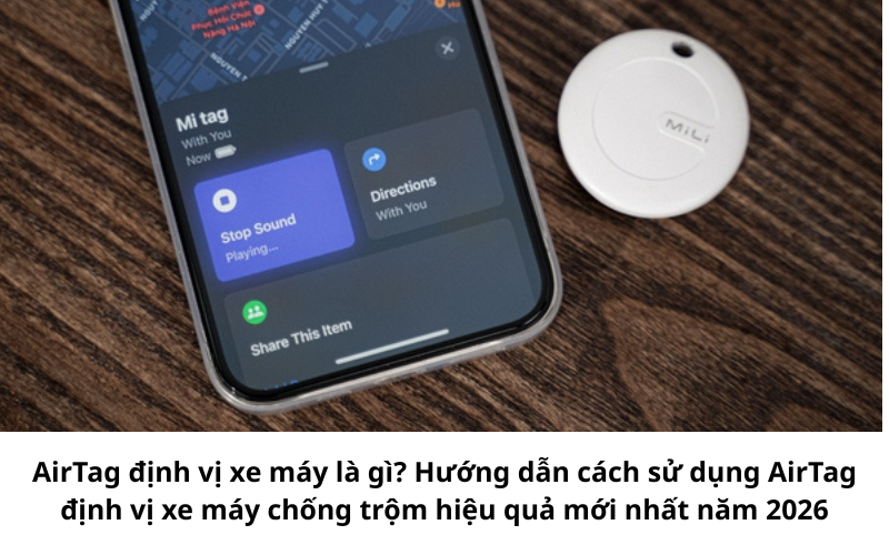 AirTag định vị xe máy vô cùng tiện lợi 1