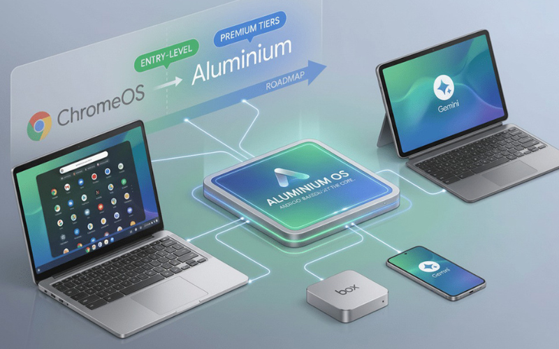 Nhiều thiết bị sử dụng được Aluminium OS 10