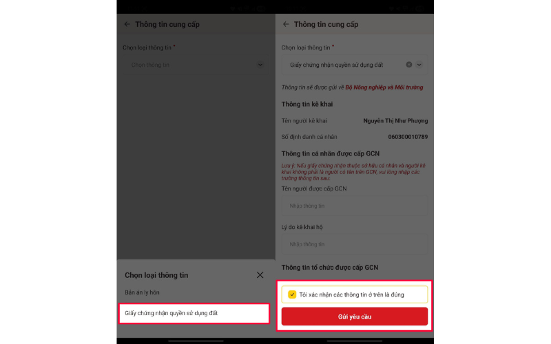 Tiến hành gửi yêu cầu 6