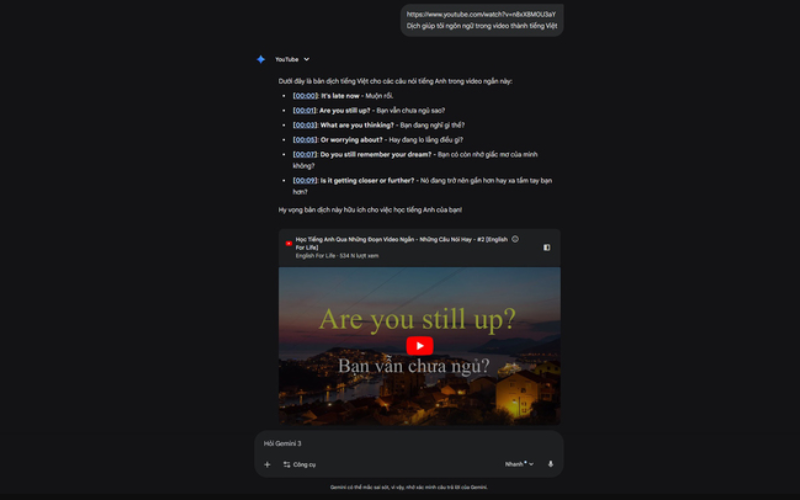 Ứng dụng trà kết quả về 7