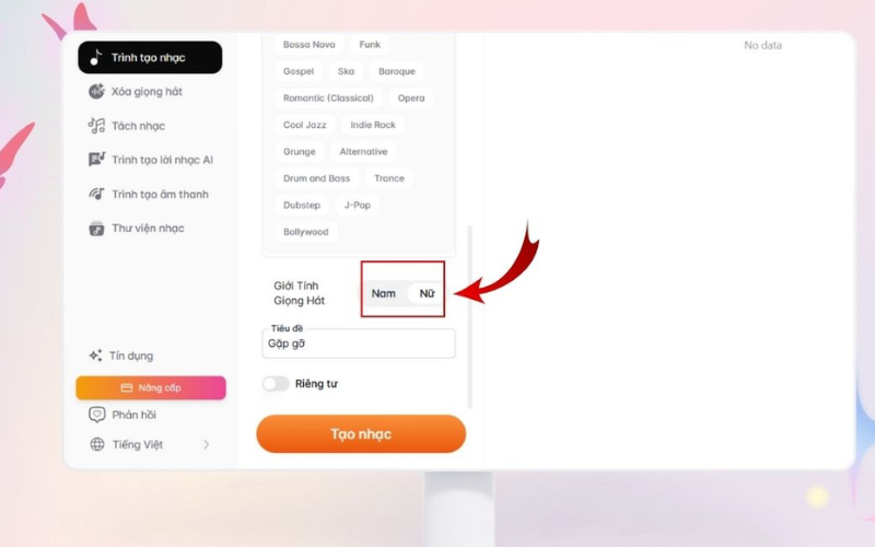 Có thể chọn giọng nam hoặc nữ 6