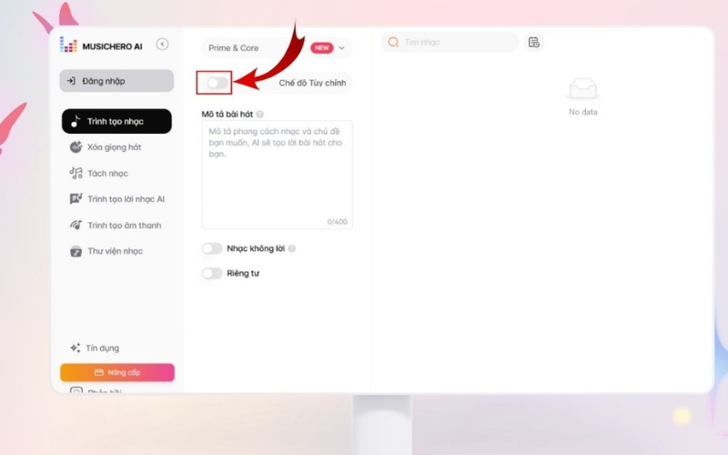 Nhập lời bài hát 4