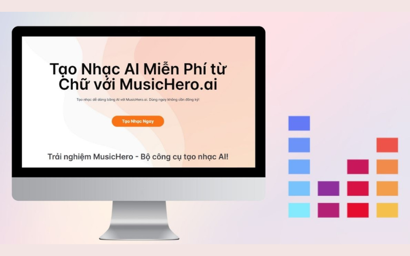 Tạo bài hát AI trên Mmusichero AI vô cùng nhanh chóng và tiết kiệm 1
