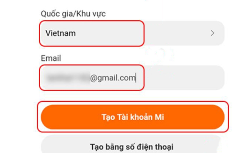 Chọn đúng mã vùng 2