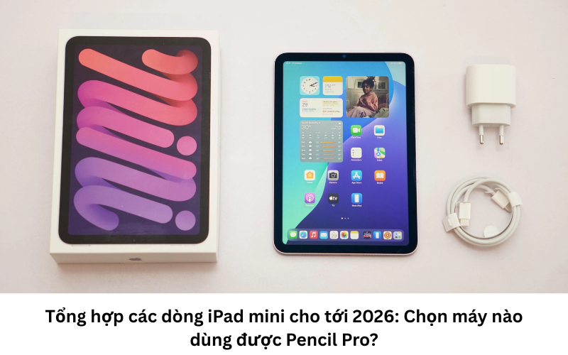 Tổng hợp các dòng iPad mini 1
