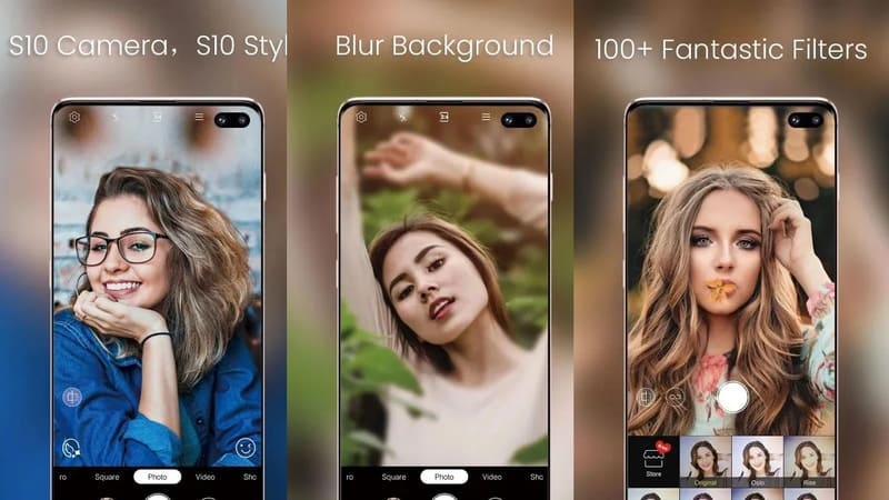 Gương mặt được chỉnh nhẹ tự nhiên, mắt to – da láng mịn từ Selfie Camera Filters