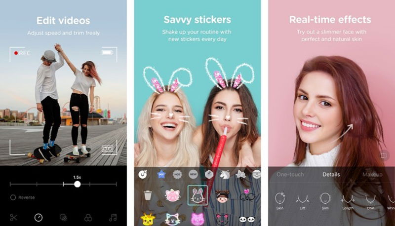 Bức ảnh selfie sinh động với sticker và filter đáng yêu từ B612