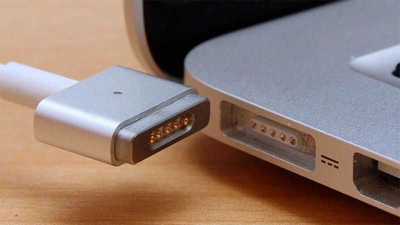 Chân sạc MagSafe – công nghệ sạc nam châm độc quyền cho dòng MacBook