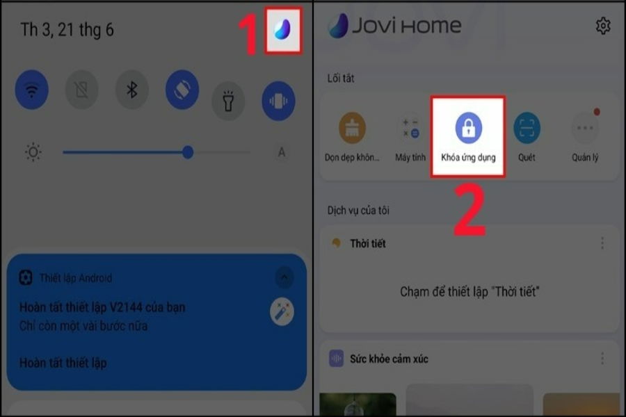 Ẩn ứng dụng trên Vivo qua lối tắt “Jovi Home”