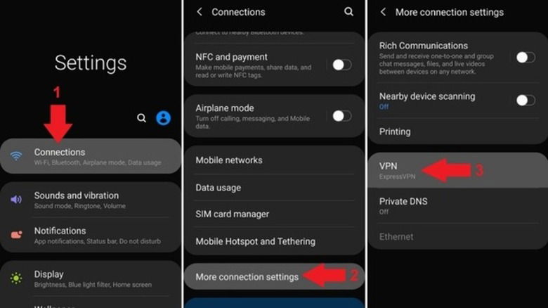 Cách bật VPN trên điện thoại Samsung nhanh chóng