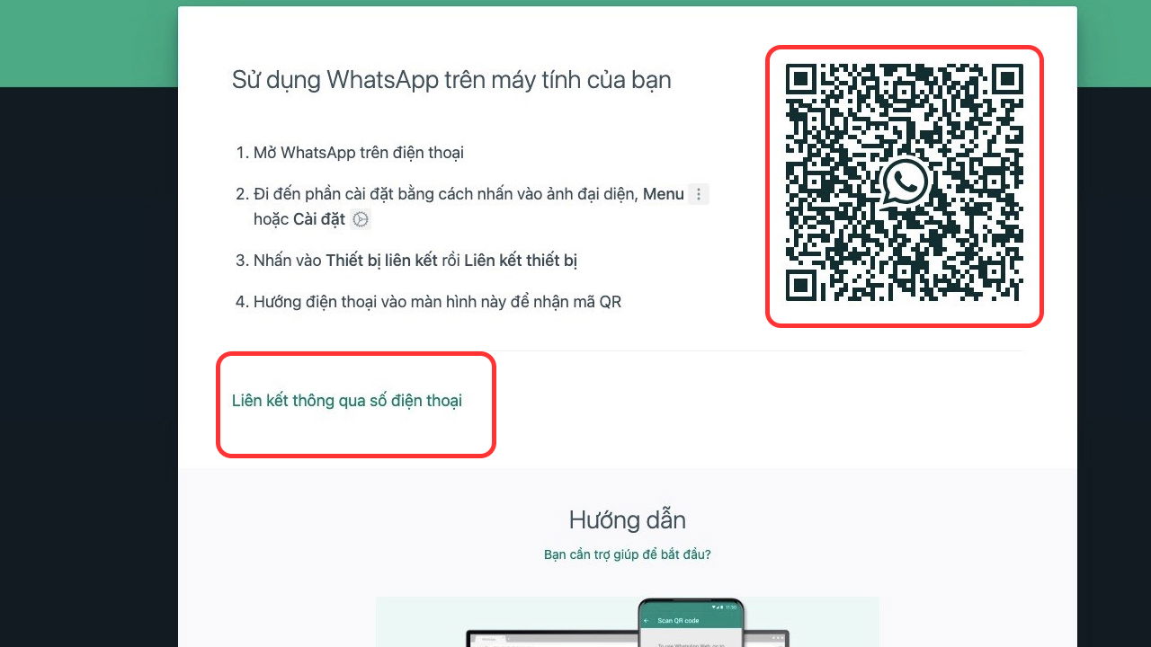 Quét mã QR trên máy tính