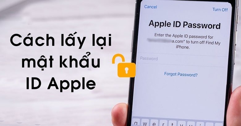 Cách đổi id Apple khi quên mật khẩu đơn giản