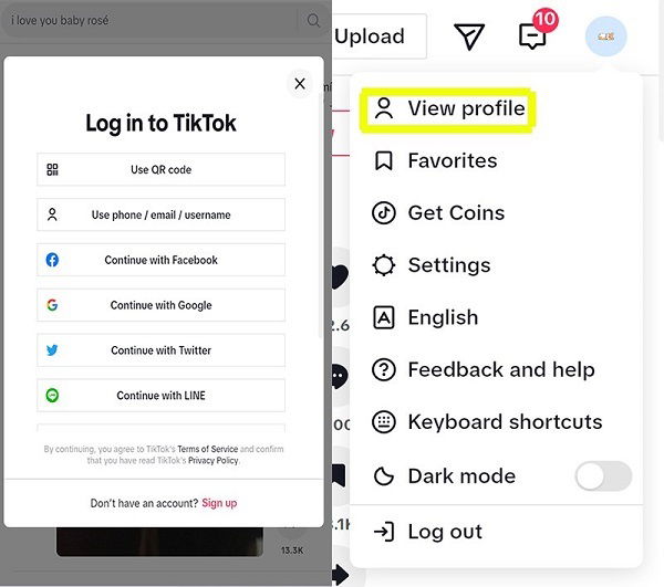 Cách cập nhật tên người dùng TikTok trên máy tính