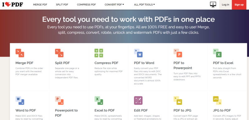 Nén và chỉnh sửa file PDF dễ dàng trên ILovePDF.com