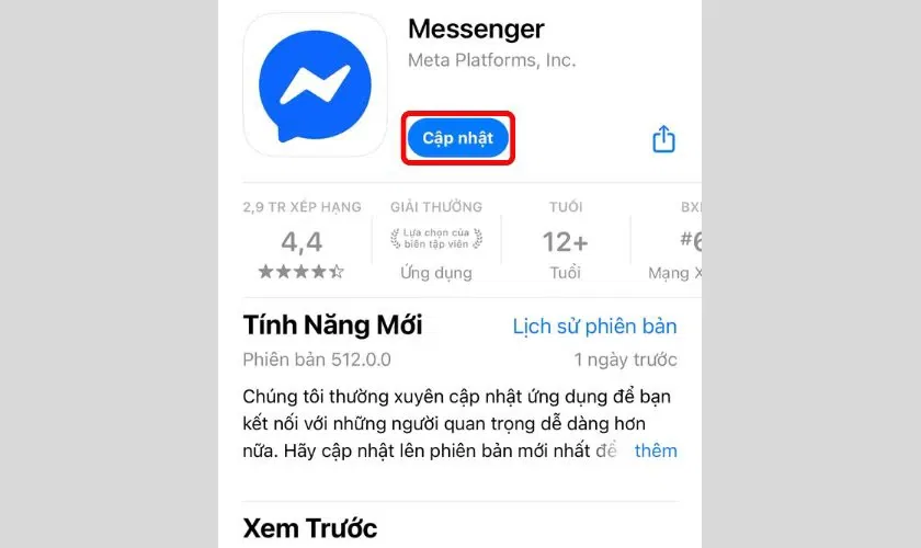 Cập nhật phiên bản mới nhất