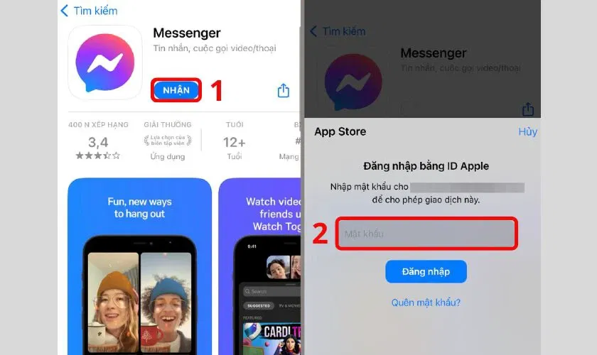 Gỡ cài đặt và tải lại ứng dụng